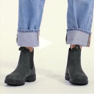 Blundstone 1630 Originals High Top Boots In Rustic Black Women Size 11 US
